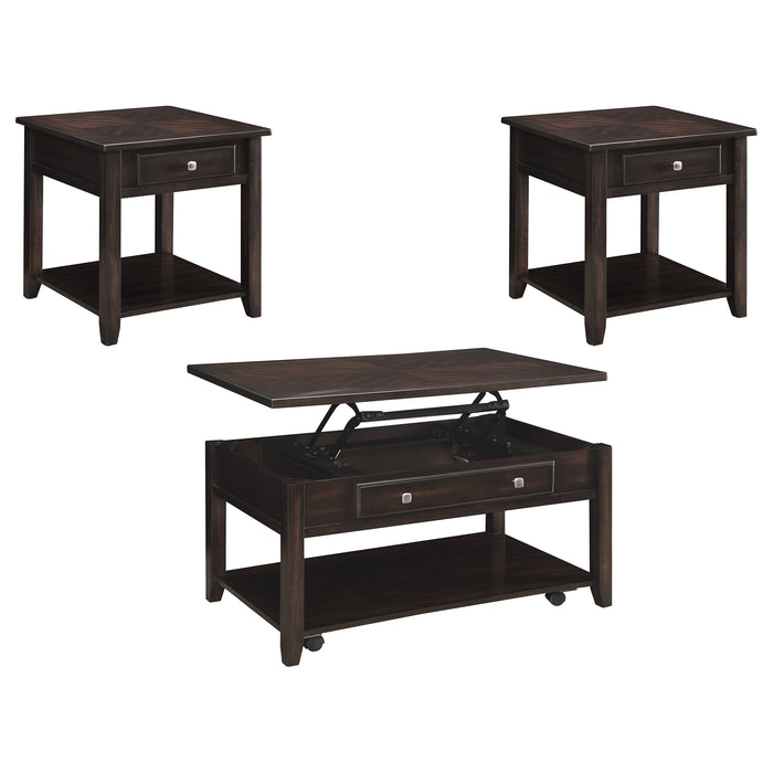 Bradford Coffee Table Sets - U&U Home Budget Furniture (Carteret, NJ)