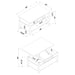 Bradford Coffee Table Sets - U&U Home Budget Furniture (Carteret, NJ)