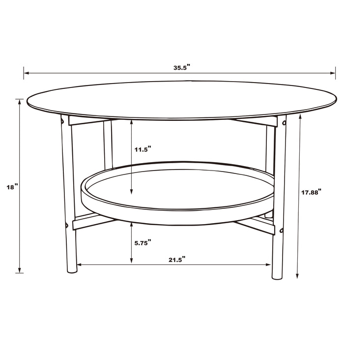 Delfin Coffee Table Sets - U&U Home Budget Furniture (Carteret, NJ)