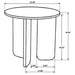Dale End & Side Table - U&U Home Budget Furniture (Carteret, NJ)