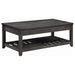 Cliffview Lift Top Coffee Table with Storage Cavities Grey - U&U Home Budget Furniture (Carteret, NJ)
