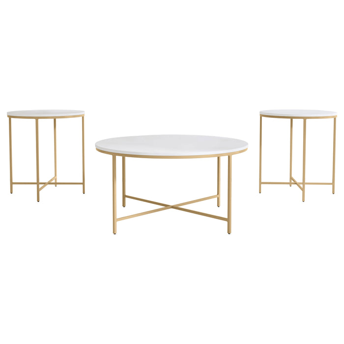 Ellison Coffee Table Sets - U&U Home Budget Furniture (Carteret, NJ)