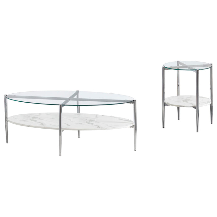 Cadee Coffee Table Sets - U&U Home Budget Furniture (Carteret, NJ)