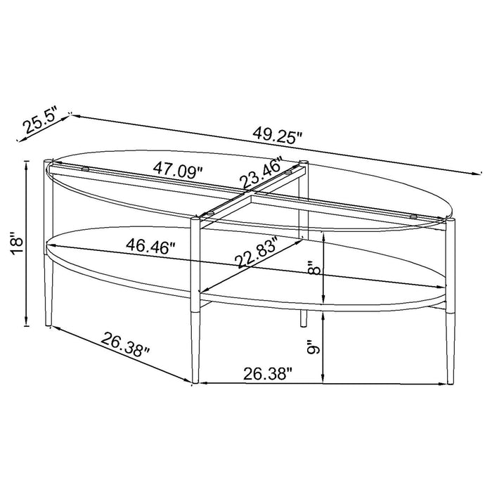 Cadee Coffee Table Sets - U&U Home Budget Furniture (Carteret, NJ)