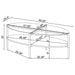 Cadee Coffee Table Sets - U&U Home Budget Furniture (Carteret, NJ)