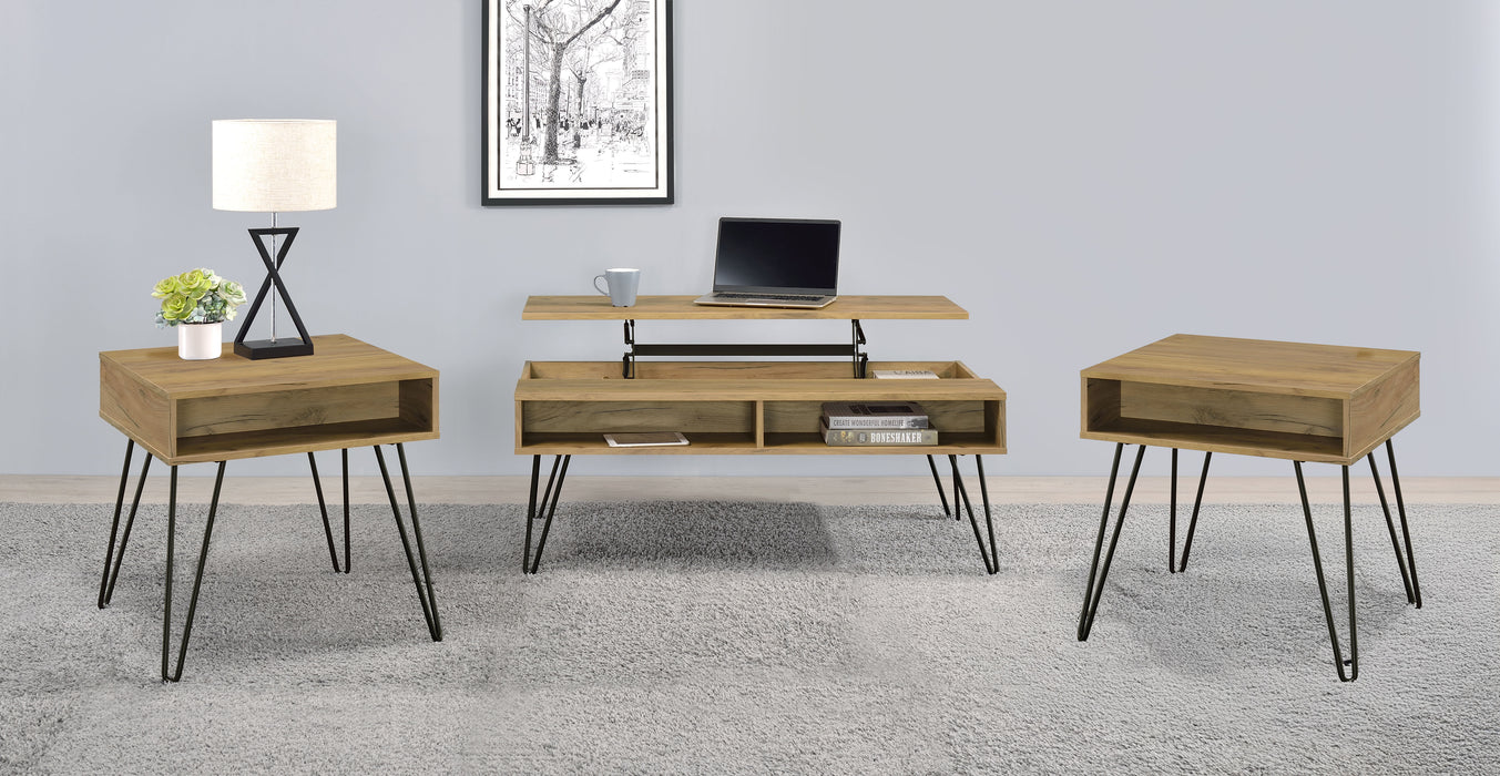 Fanning Coffee Table Sets - U&U Home Budget Furniture (Carteret, NJ)