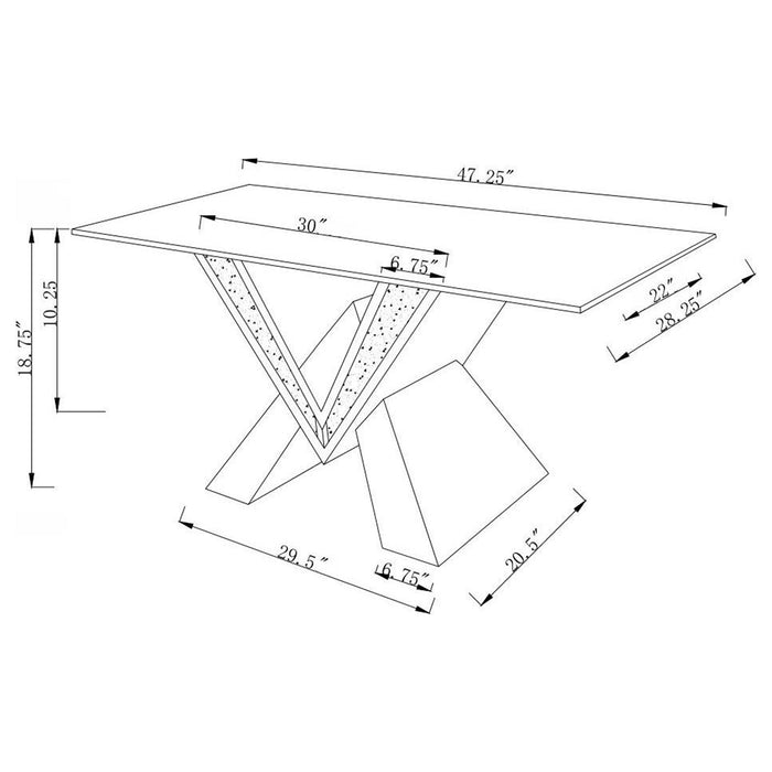 Taffeta Coffee Table Sets - U&U Home Budget Furniture (Carteret, NJ)