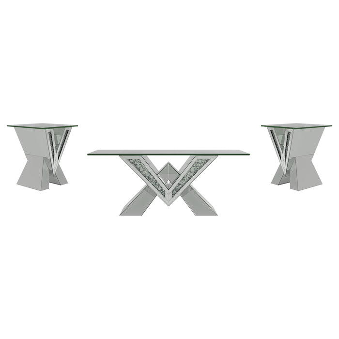 Taffeta Coffee Table Sets - U&U Home Budget Furniture (Carteret, NJ)