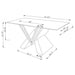 Taffeta Coffee Table Sets - U&U Home Budget Furniture (Carteret, NJ)