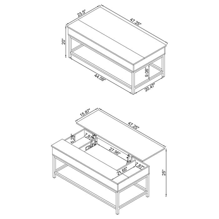 Byers Coffee Table Sets - U&U Home Budget Furniture (Carteret, NJ)