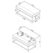 Byers Coffee Table Sets - U&U Home Budget Furniture (Carteret, NJ)