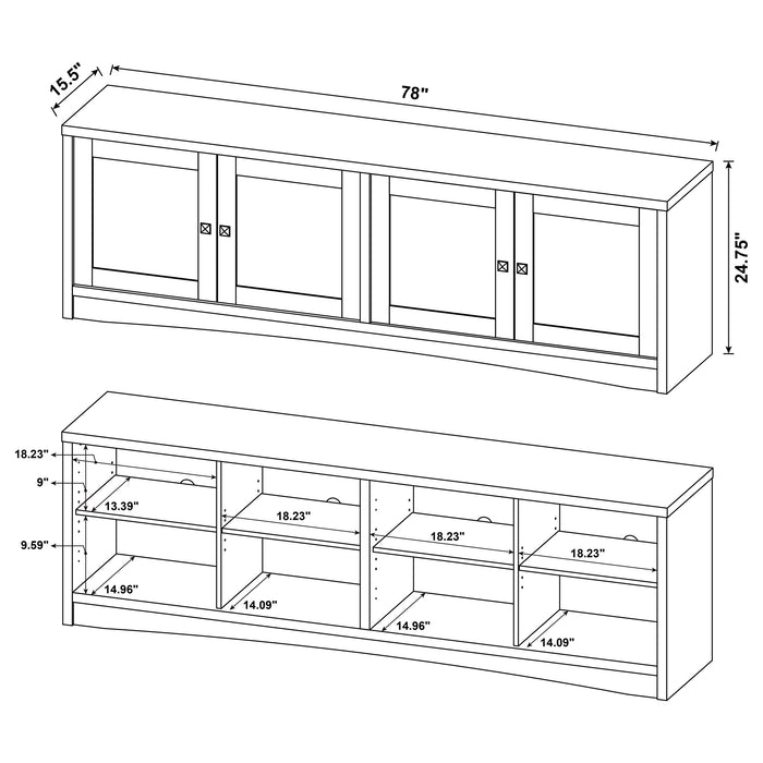 Laughlin Entertainment Center - U&U Home Budget Furniture (Carteret, NJ)