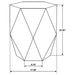 Zalika End & Side Tables - U&U Home Budget Furniture (Carteret, NJ)