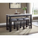 Necalli 4PC Pack Counter Height Table Set - U&U Home Budget Furniture (Carteret, NJ)