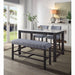 Yelena Counter Height Bench - U&U Home Budget Furniture (Carteret, NJ)