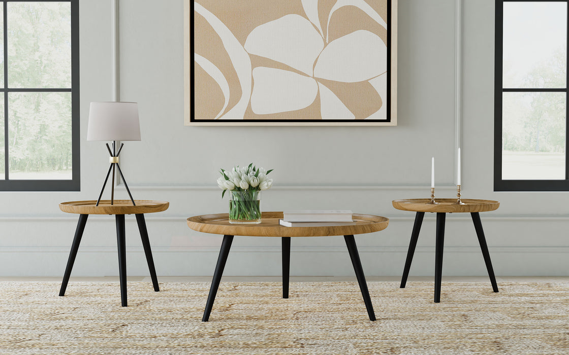 Zoe Coffee Table Sets - U&U Home Budget Furniture (Carteret, NJ)