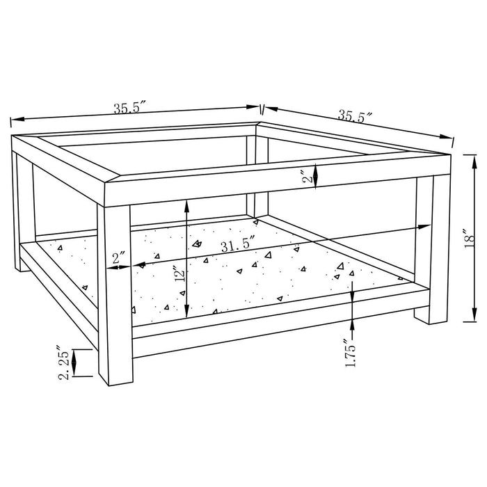 Valentina Coffee Table Sets - U&U Home Budget Furniture (Carteret, NJ)