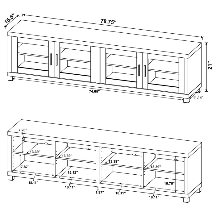 Sachin Adjustable Entertainment - U&U Home Budget Furniture (Carteret, NJ)