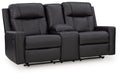 Mackmenville Reclining Loveseat with Console - U&U Home Budget Furniture (Carteret, NJ)