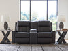 Mackmenville Reclining Loveseat with Console - U&U Home Budget Furniture (Carteret, NJ)