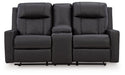 Mackmenville Reclining Loveseat with Console - U&U Home Budget Furniture (Carteret, NJ)