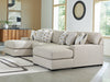 Laurelgrove Double Chaise Sectional - U&U Home Budget Furniture (Carteret, NJ)