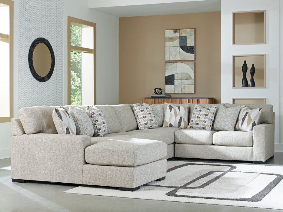 Laurelgrove Sectional with Chaise - U&U Home Budget Furniture (Carteret, NJ)