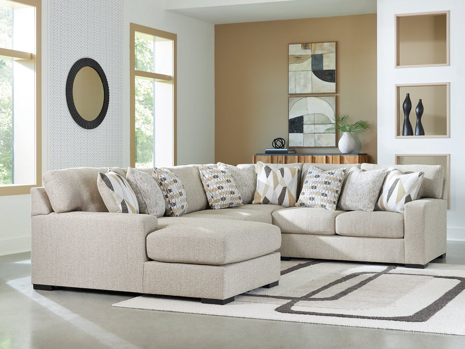 Laurelgrove Sectional with Chaise - U&U Home Budget Furniture (Carteret, NJ)