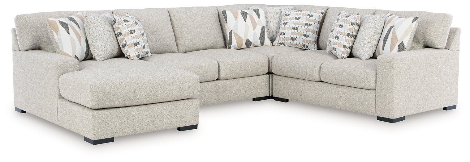Laurelgrove Sectional with Chaise - U&U Home Budget Furniture (Carteret, NJ)