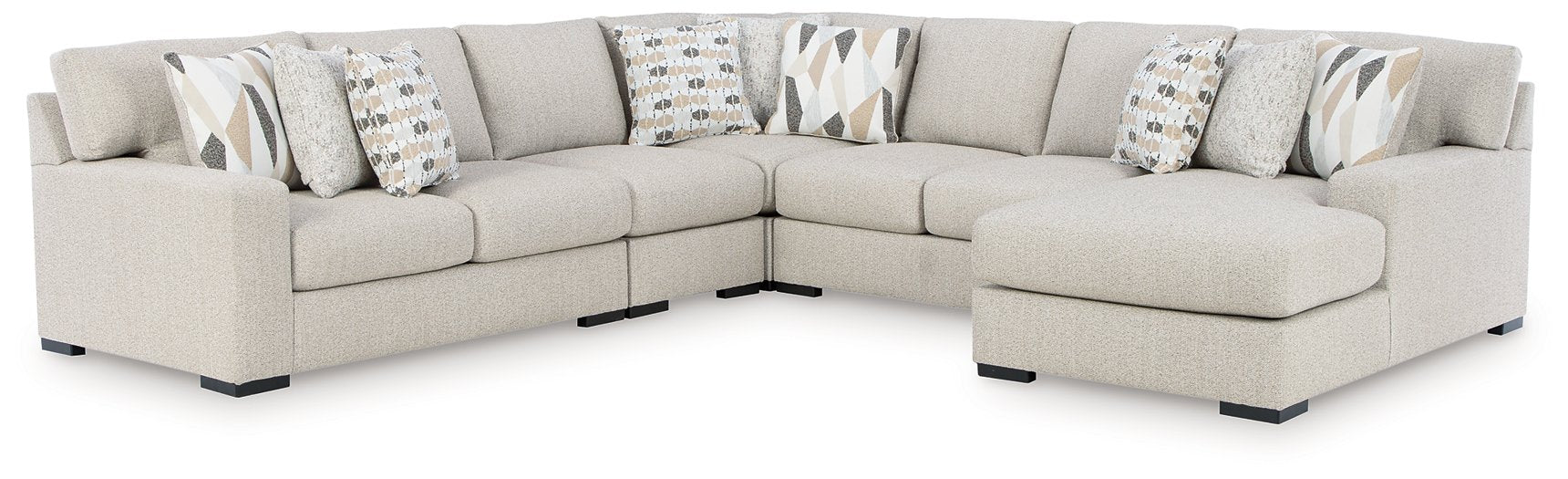 Laurelgrove Sectional with Chaise - U&U Home Budget Furniture (Carteret, NJ)