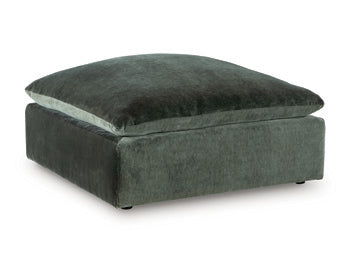 Carriage View Oversized Accent Ottoman - U&U Home Budget Furniture (Carteret, NJ)