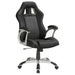 Roger Adjustable Height Office Chair Black and Grey - U&U Home Budget Furniture (Carteret, NJ)