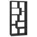 Theo 10-shelf Bookcase Cappuccino - U&U Home Budget Furniture (Carteret, NJ)