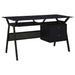 Weaving 2-drawer Computer Desk Black - U&U Home Budget Furniture (Carteret, NJ)