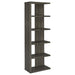 Harrison 5-tier Bookcase Weathered Grey - U&U Home Budget Furniture (Carteret, NJ)