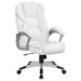 Kaffir Adjustable Height Office Chair White and Silver - U&U Home Budget Furniture (Carteret, NJ)