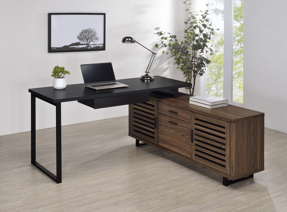 Maddox L-Shape Desk - U&U Home Budget Furniture (Carteret, NJ)