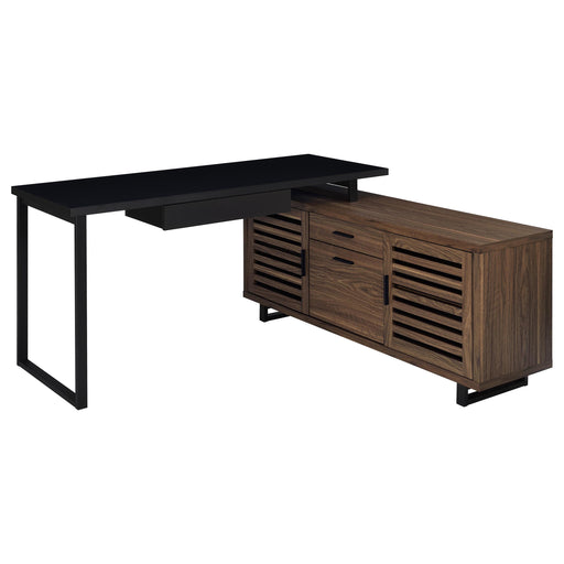 Maddox L-Shape Desk - U&U Home Budget Furniture (Carteret, NJ)