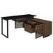 Maddox L-Shape Desk - U&U Home Budget Furniture (Carteret, NJ)
