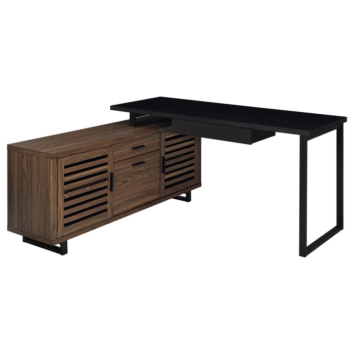 Maddox L-Shape Desk - U&U Home Budget Furniture (Carteret, NJ)