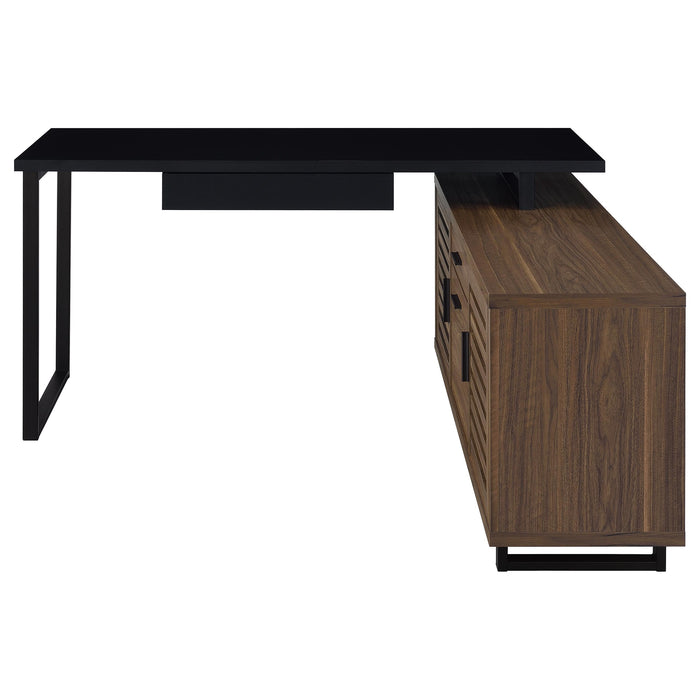 Maddox L-Shape Desk - U&U Home Budget Furniture (Carteret, NJ)
