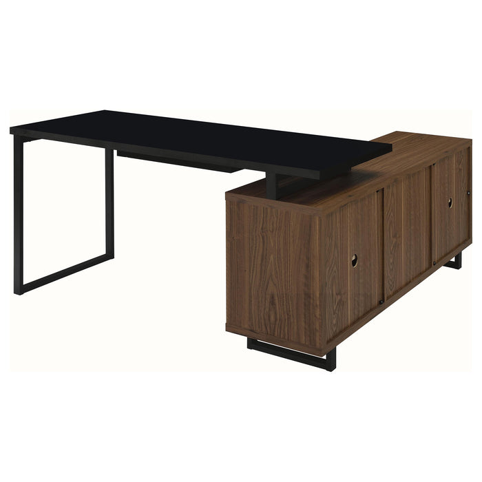 Maddox L-Shape Desk - U&U Home Budget Furniture (Carteret, NJ)