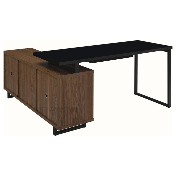 Maddox L-Shape Desk - U&U Home Budget Furniture (Carteret, NJ)