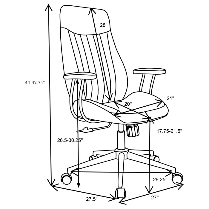 Ranger Office Chair - U&U Home Budget Furniture (Carteret, NJ)