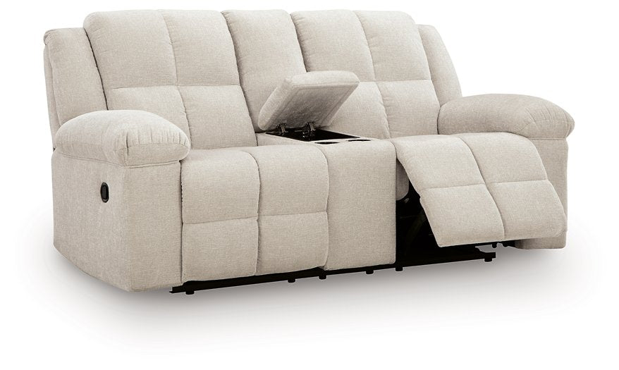 Orlen Reclining Loveseat with Console - U&U Home Budget Furniture (Carteret, NJ)