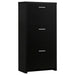 Vivian 3-drawer Shoe Cabinet Black - U&U Home Budget Furniture (Carteret, NJ)