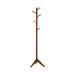 Devlin Coat Rack with 6 Hooks Walnut - U&U Home Budget Furniture (Carteret, NJ)