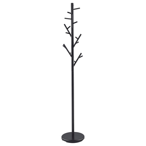 Clover 18-Hook Coat Rack Black - U&U Home Budget Furniture (Carteret, NJ)