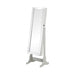 Yvonne Storage Jewelry Cheval Mirror Grey - U&U Home Budget Furniture (Carteret, NJ)