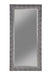 Rollins Rectangular Floor Mirror Black - U&U Home Budget Furniture (Carteret, NJ)